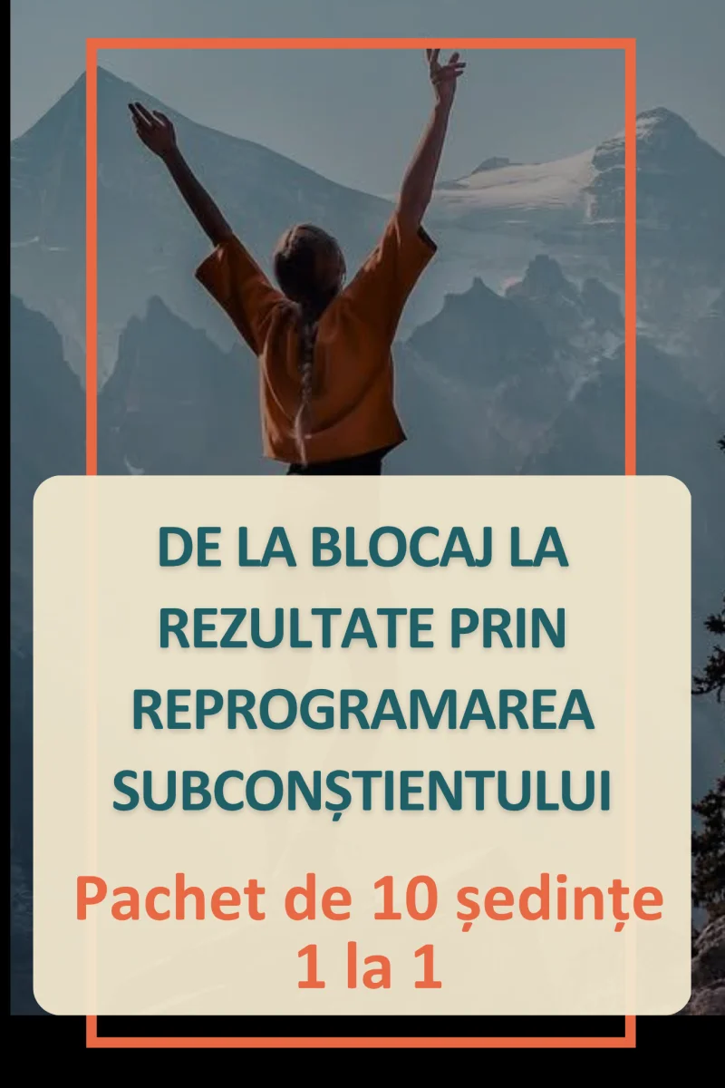 Pachet de 10 ședințe 1 la 1 (o oră și jumătate / ședință)